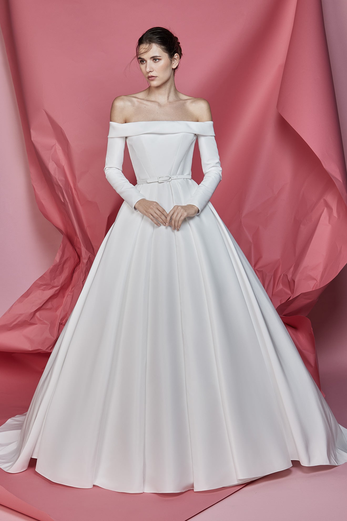 Off shoulder wedding gown Clearance