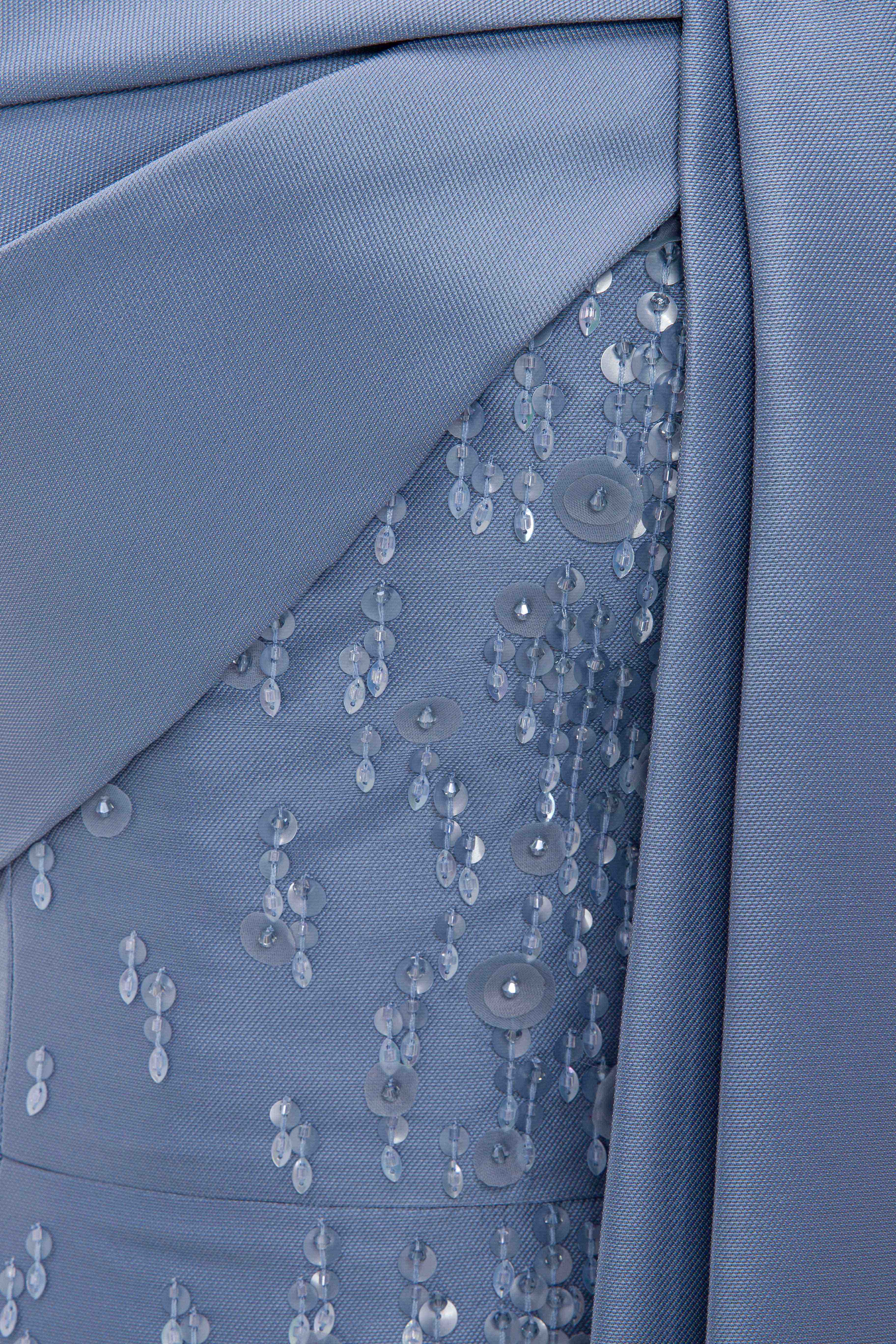Beaded Tea-Length Midi Dress