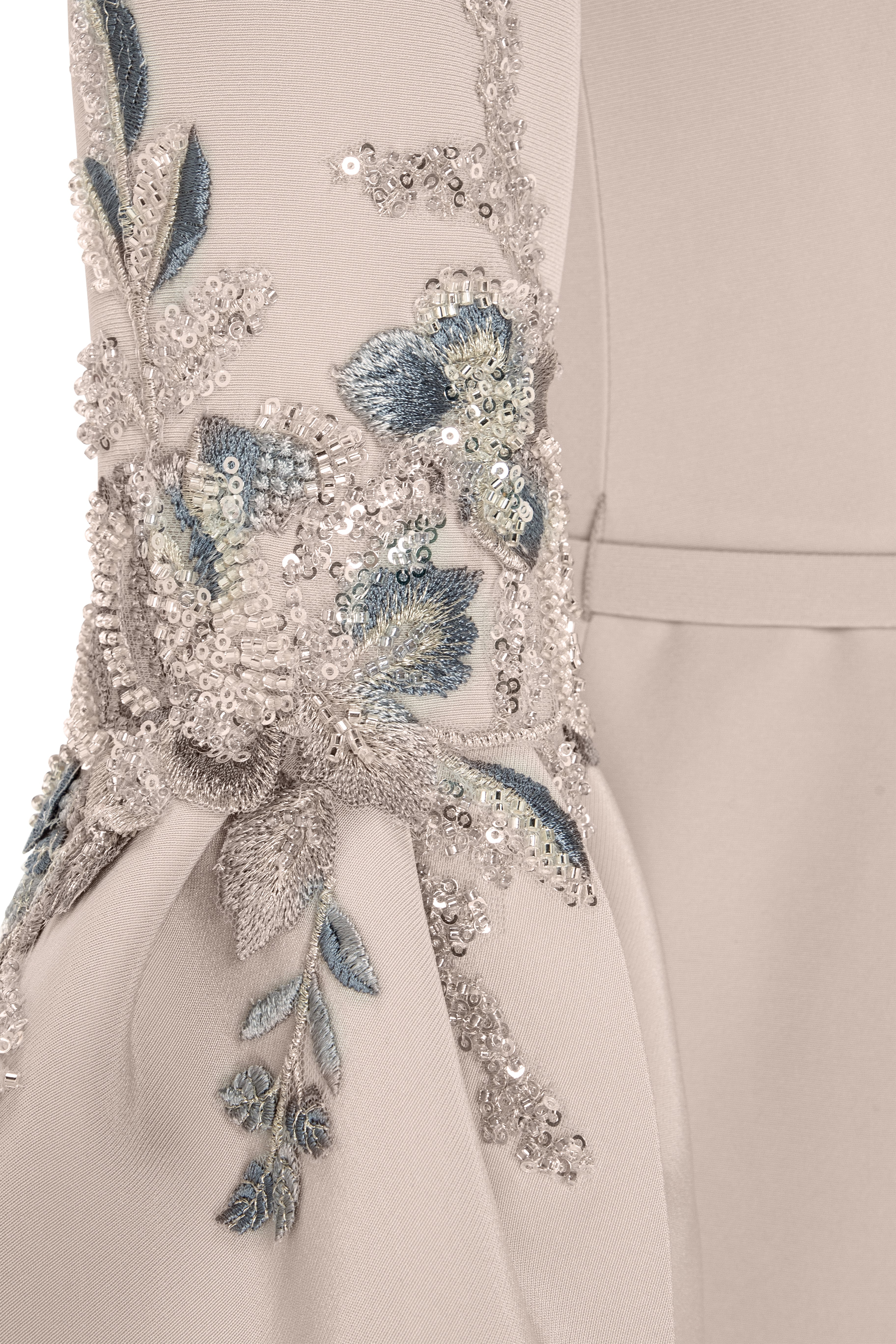 Mermaid Gown With Structured Bell Sleeves