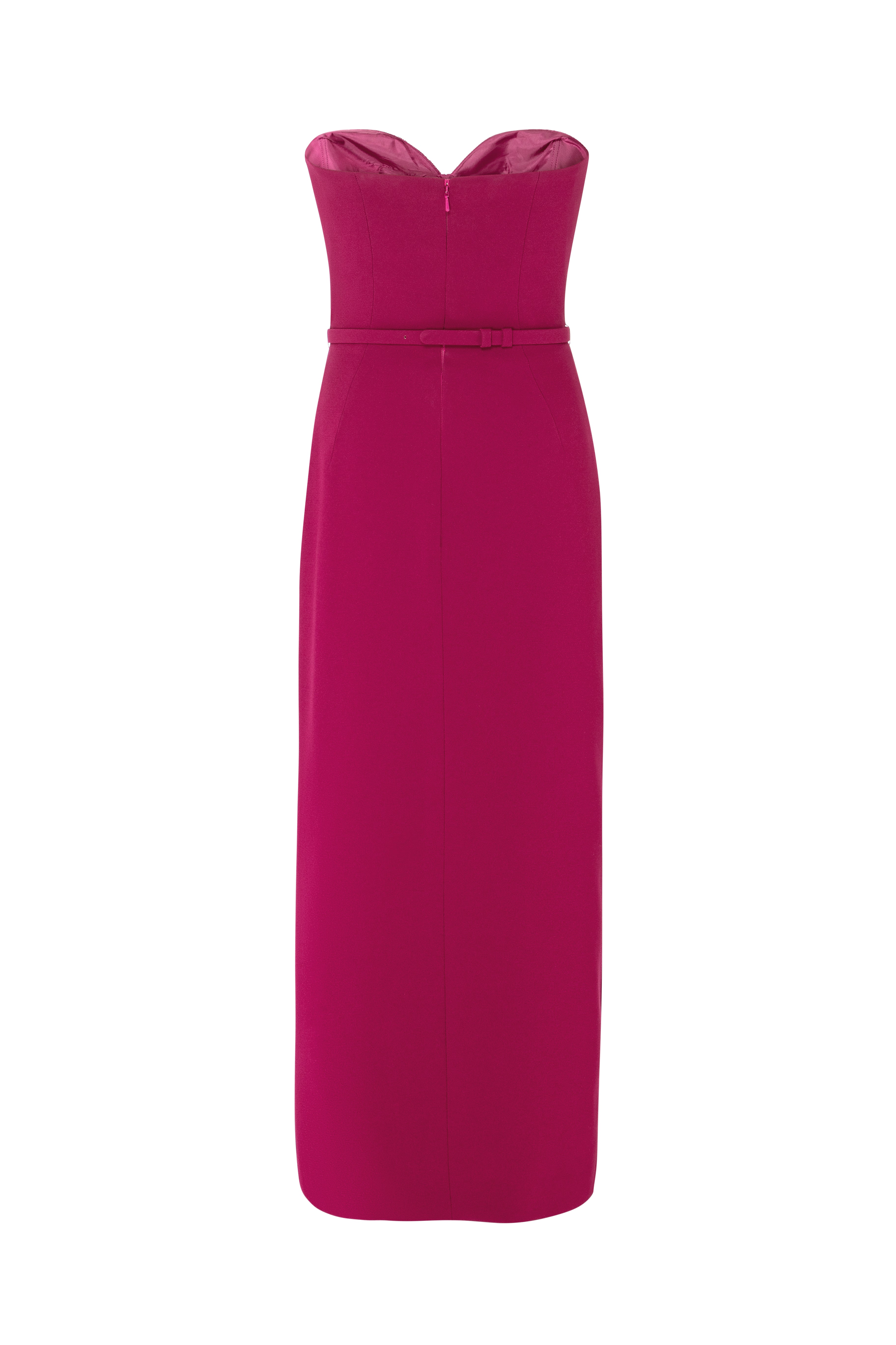 Strapless Overlap Beaded Dress