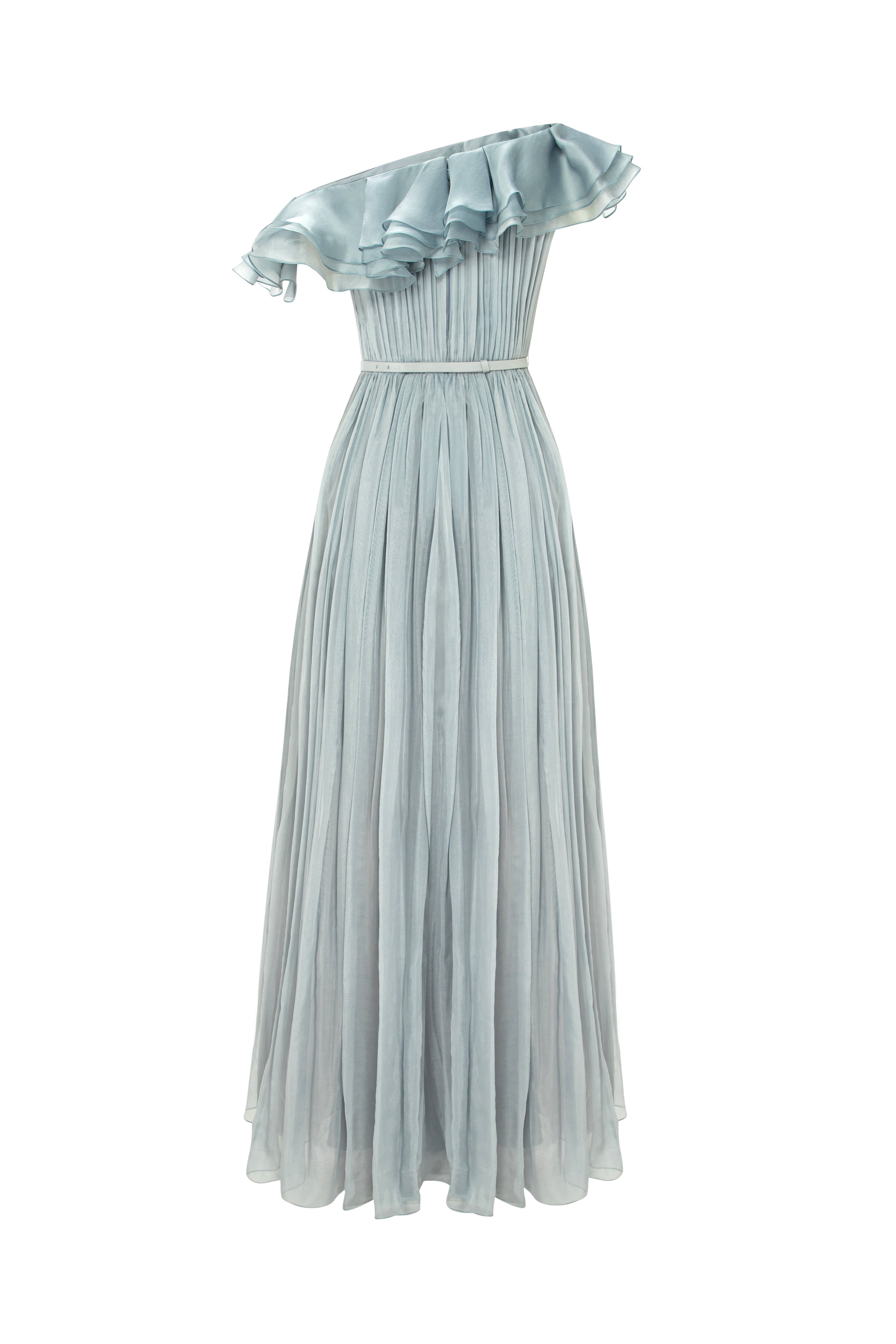 Soft Draped Mousseline Gown