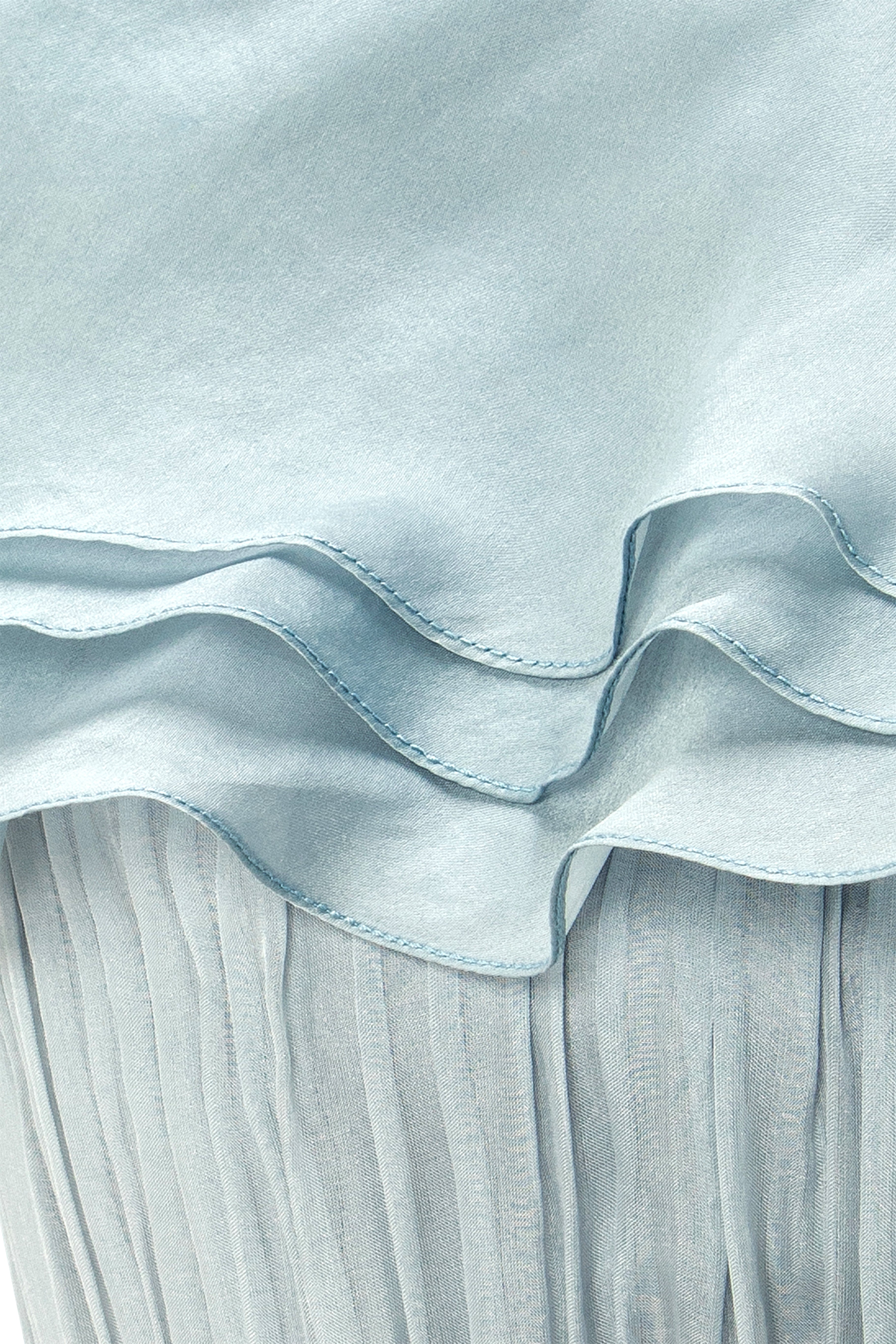 Soft Draped Mousseline Gown