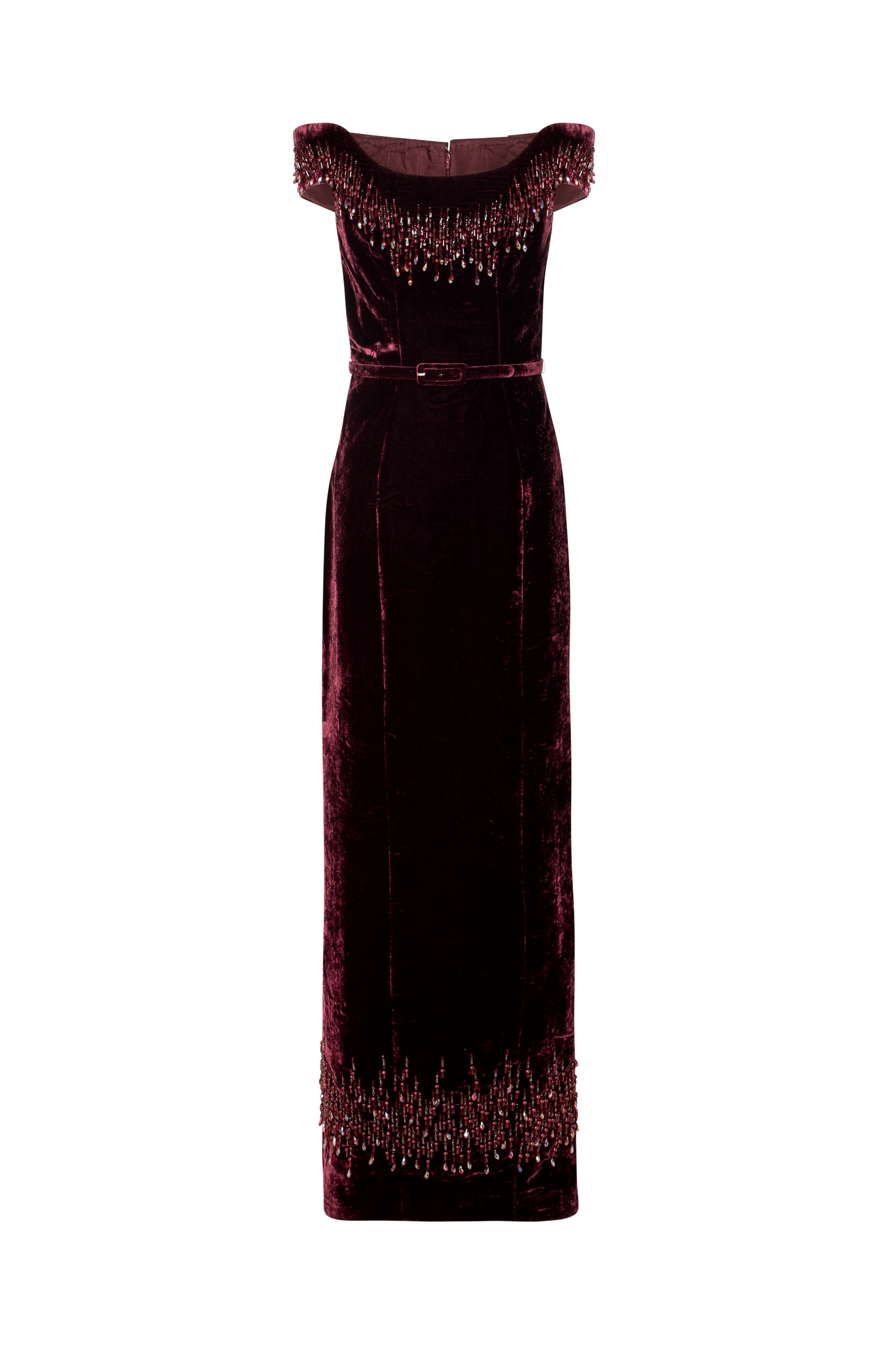 Fitted Velvet Gown