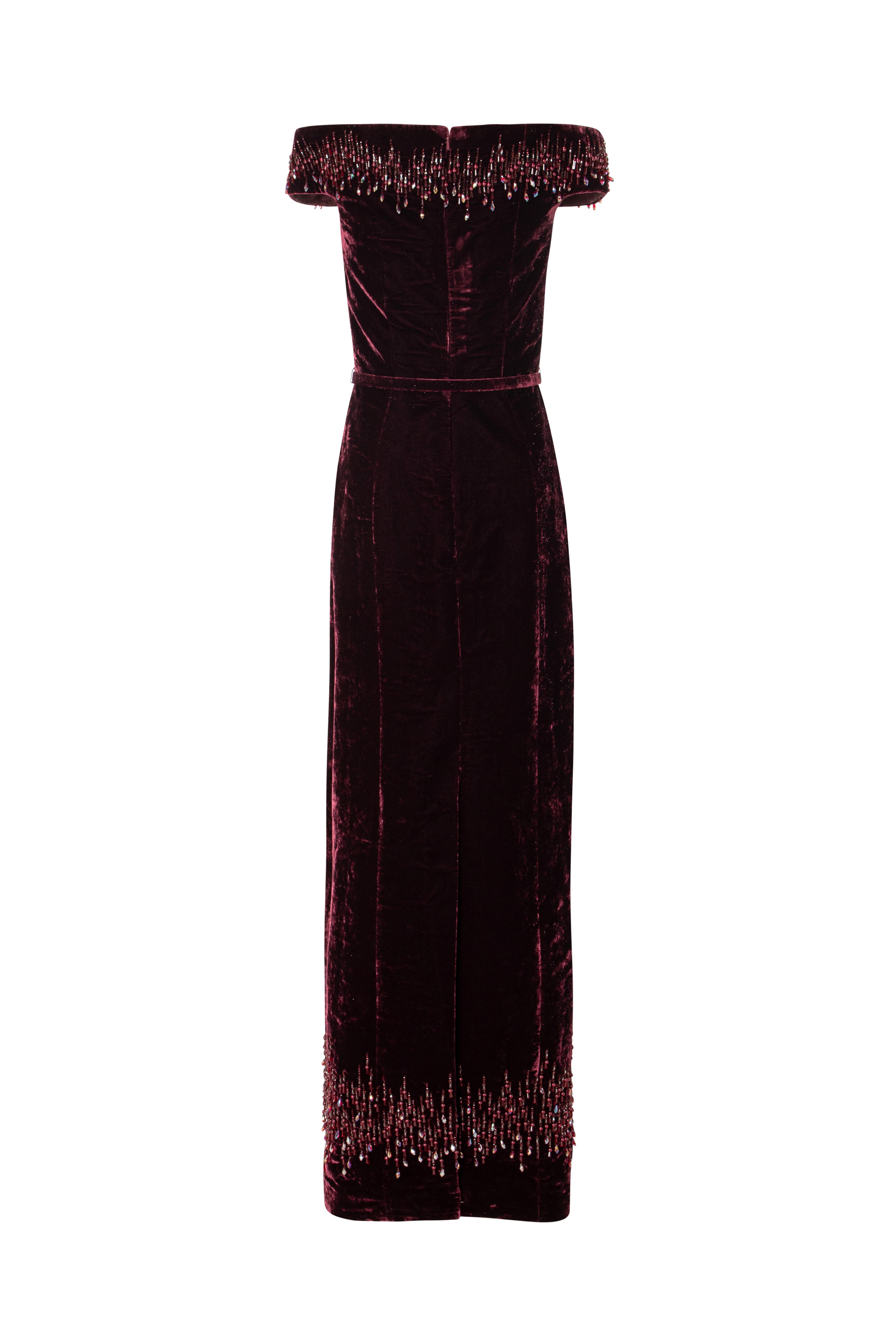 Fitted Velvet Gown