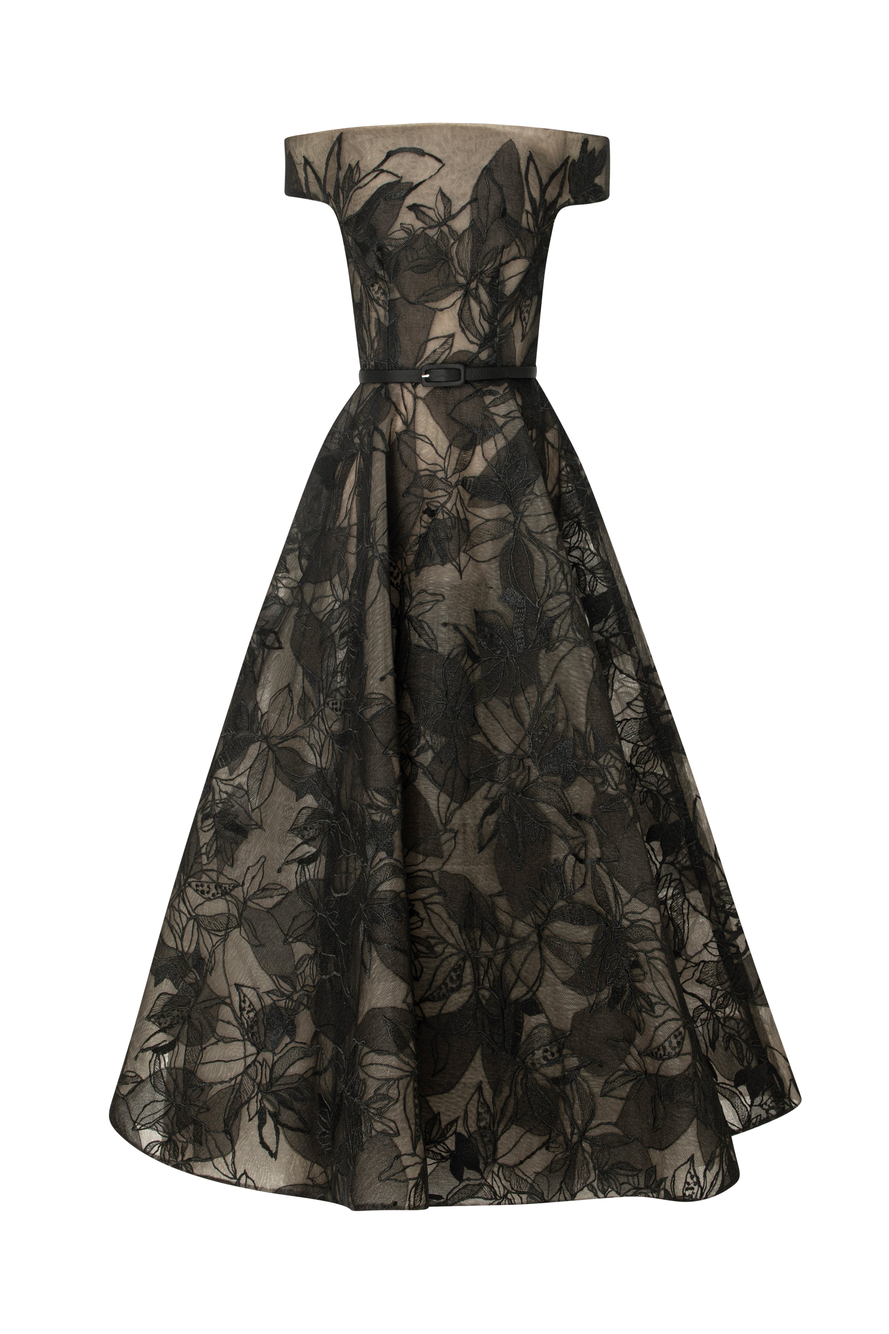 Off-Shoulder Voluminous Gown