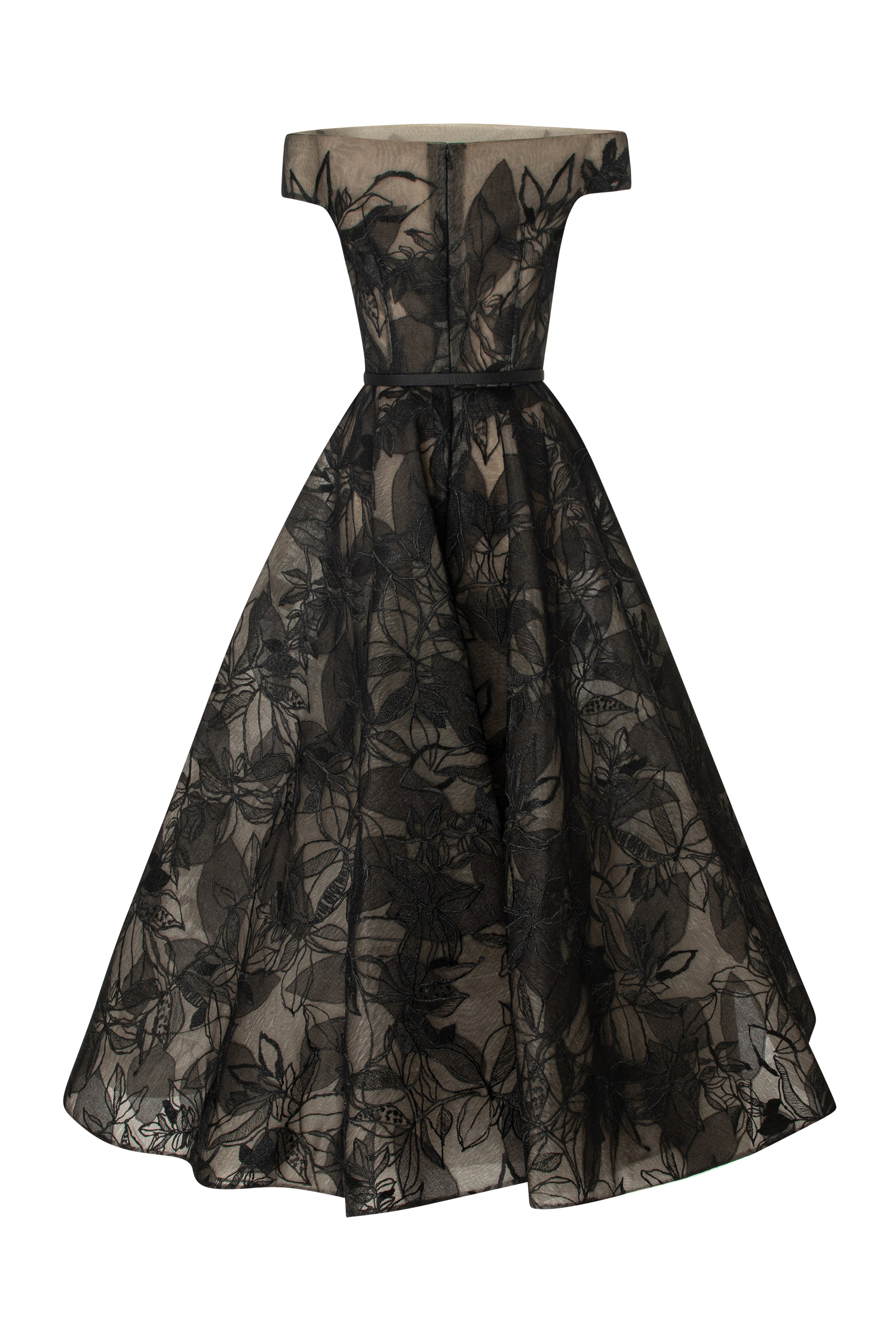 Off-Shoulder Voluminous Gown