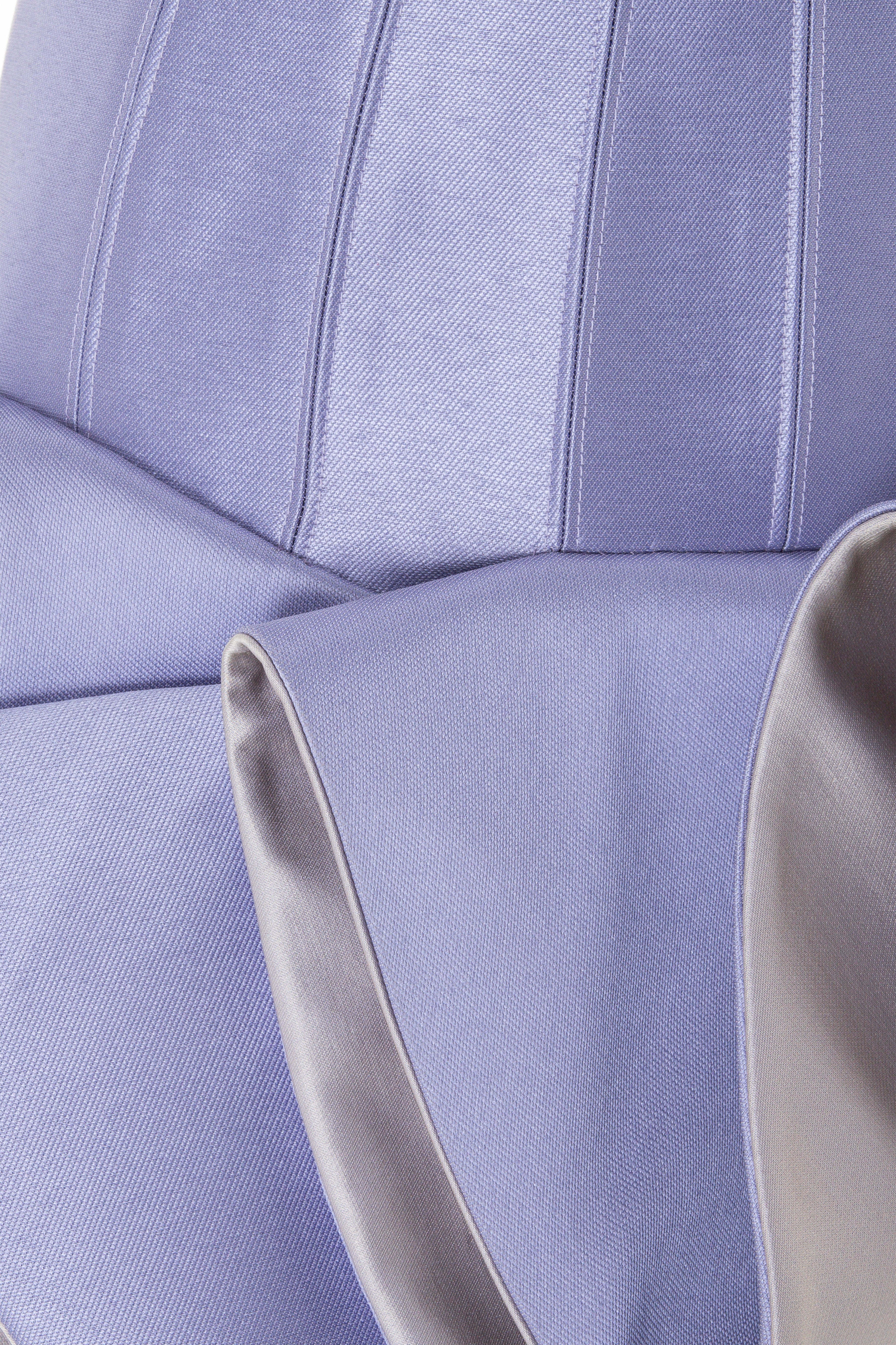 Strapless Short Dress With Corset Bodice And Sculpted Skirt.