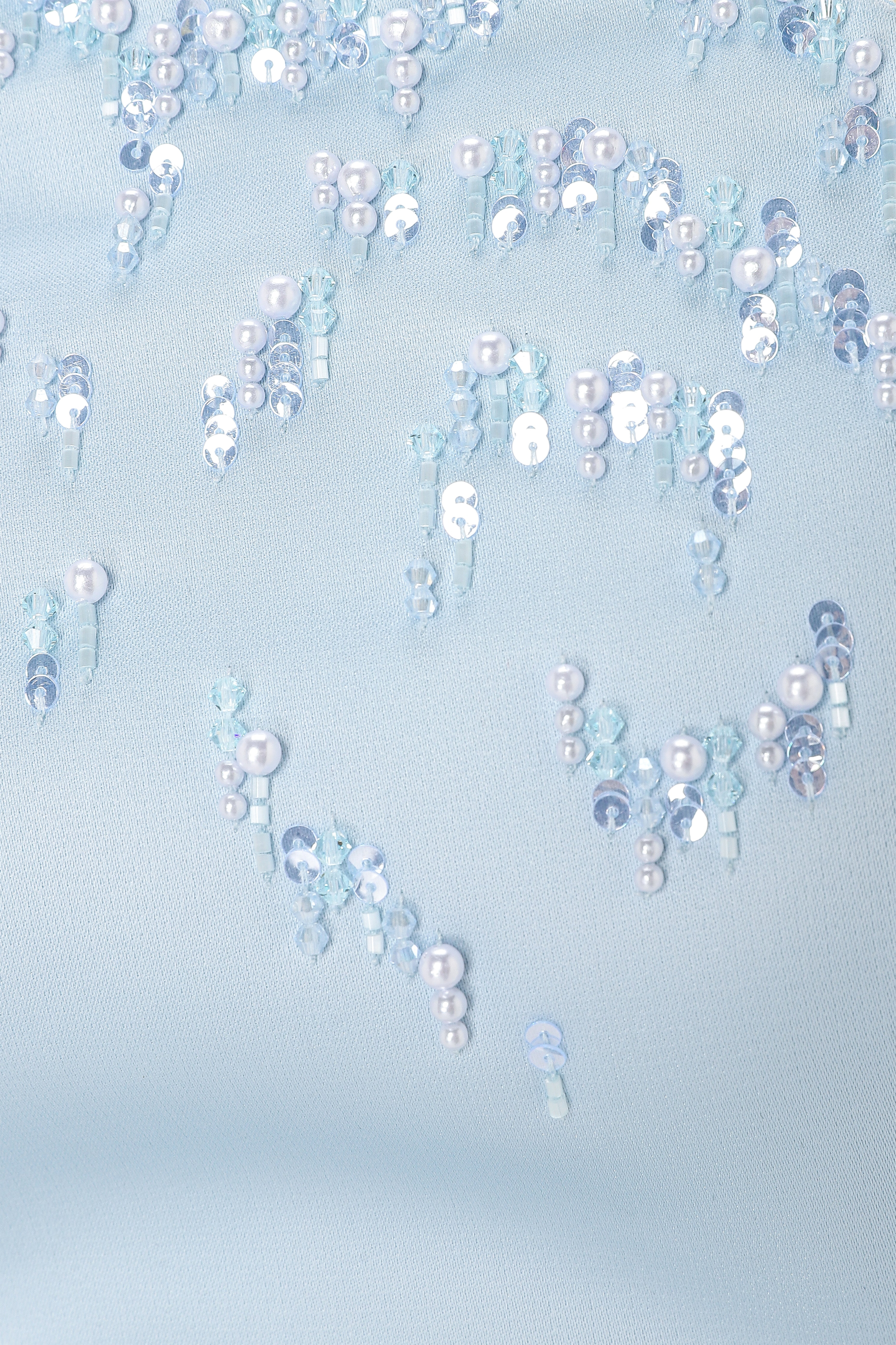 Off-shoulder embroidered tubino dress with belt.