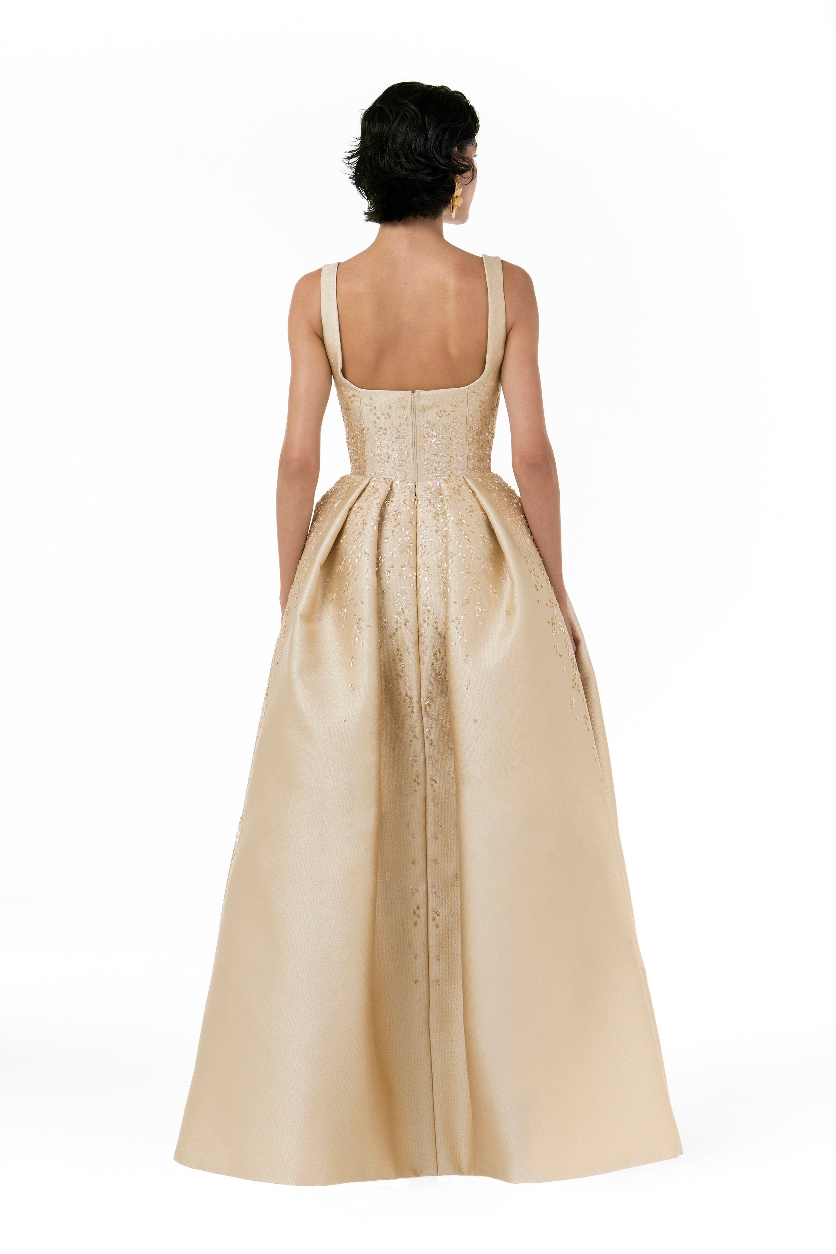 Beaded Full Length Dress