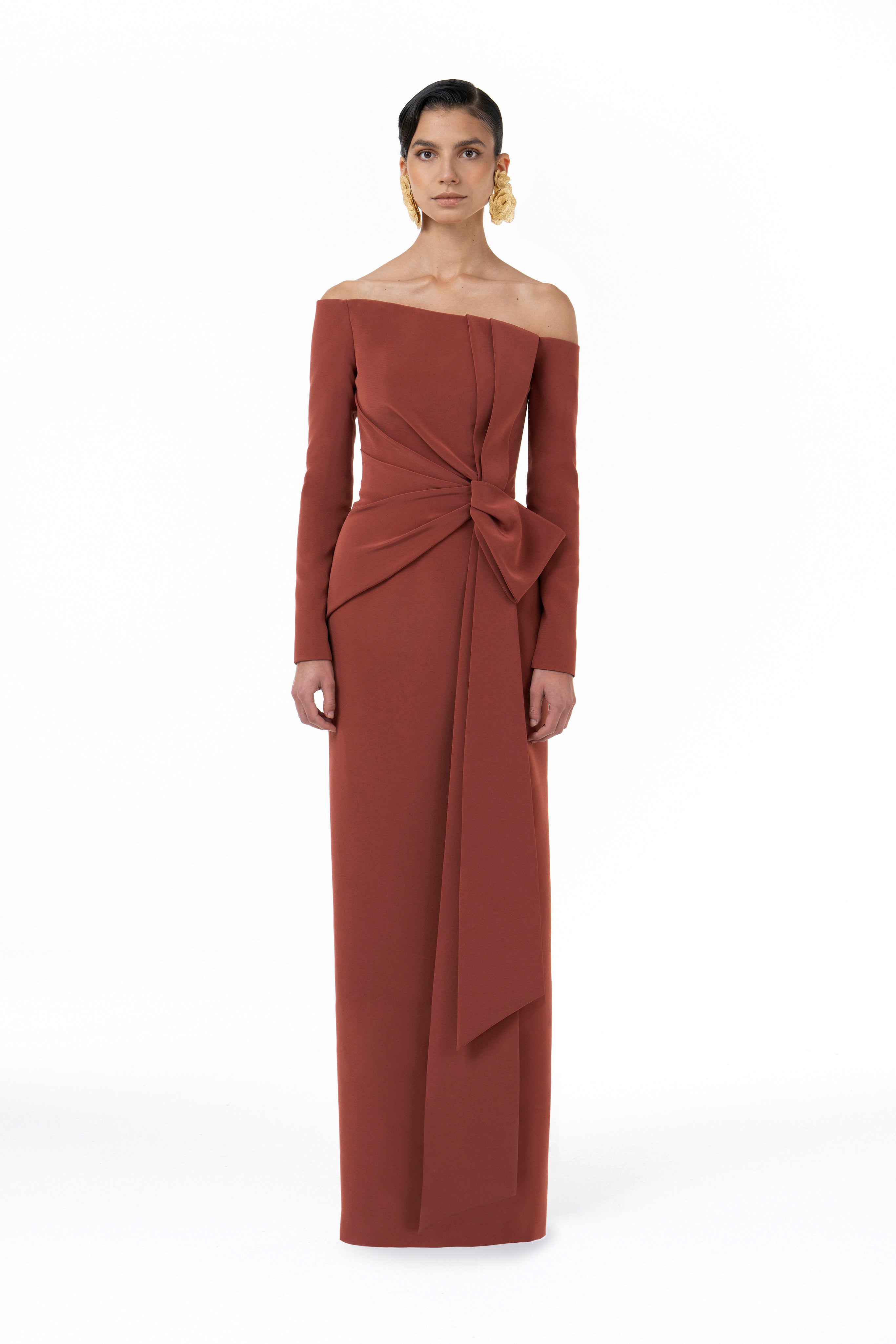 Asymmetrically Draped Dress