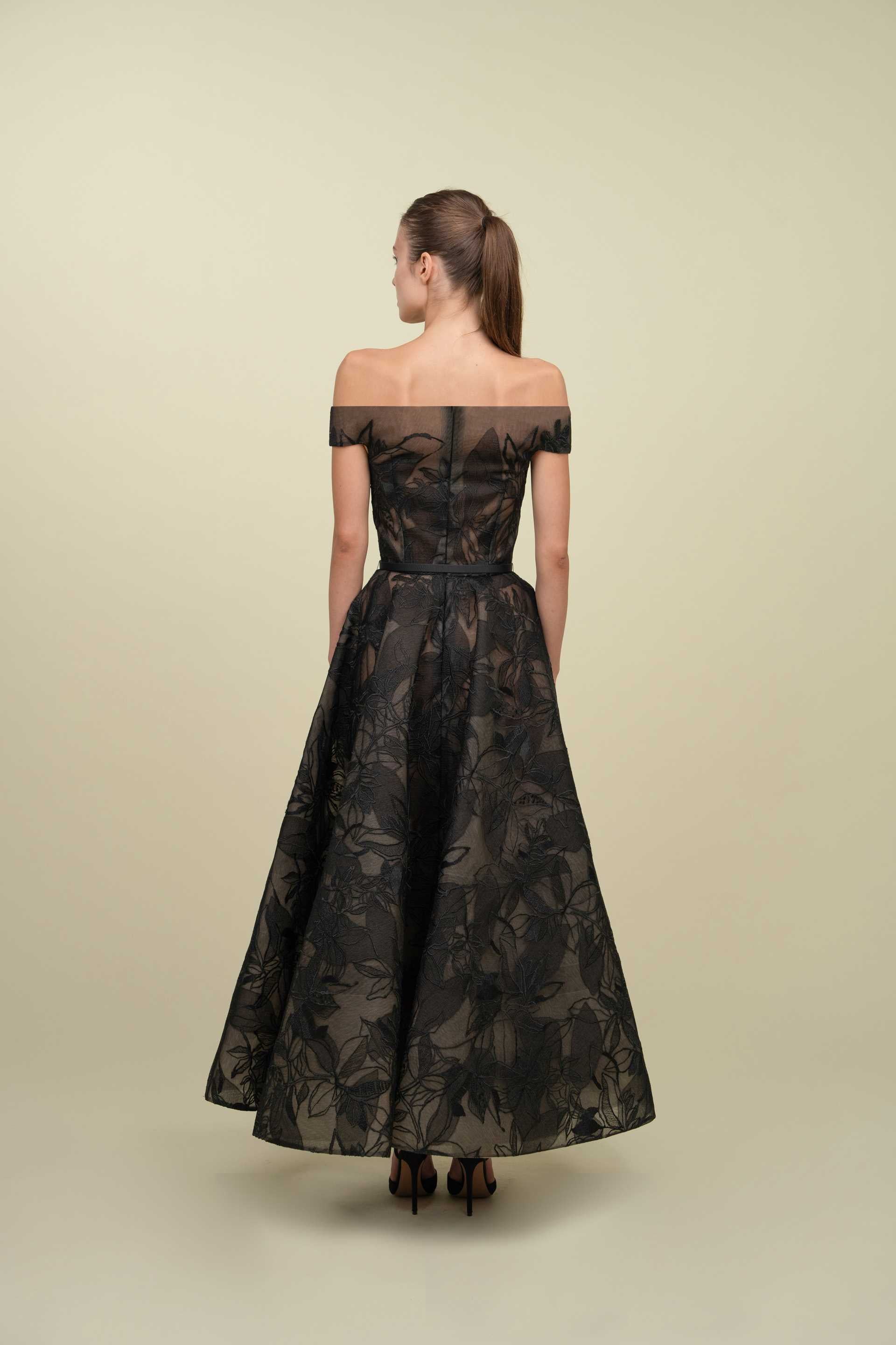 Off-Shoulder Voluminous Gown