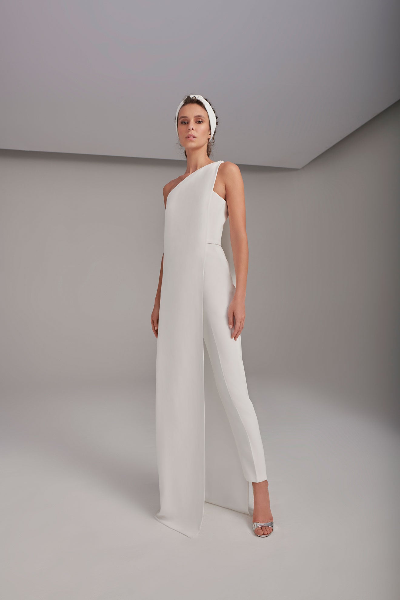 One-shoulder-cape-jumpsuit